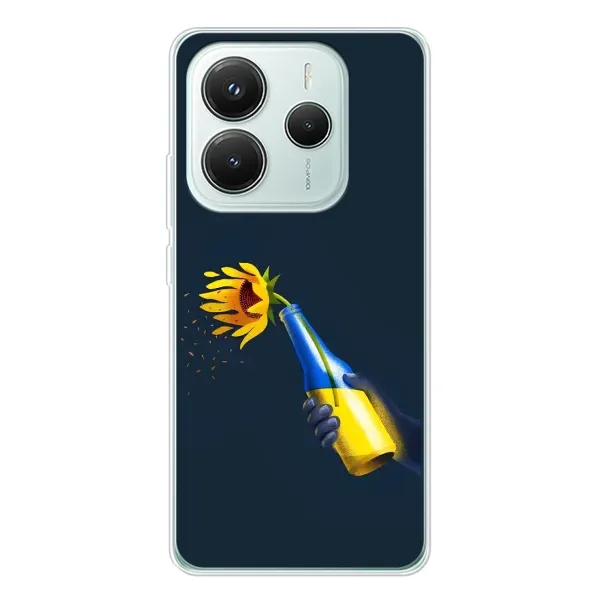 Чехол с принтом «Коктейль молотова» для Xiaomi Redmi Note 14 5G