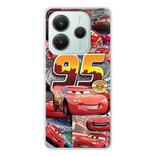 Чехол с принтом «Коллаж Молния Маквин» для Xiaomi Redmi Note 14 5G Чехол с принтом «Коллаж Молния Маквин» для Xiaomi Redmi Note 14 5G