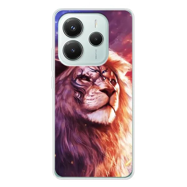 Чохол з принтом «Красочний Лев» для Xiaomi Redmi Note 14 5G