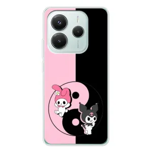 Чехол с кроликом Куроми на Xiaomi Redmi Note 14 5G (Куроми Инь Янь)