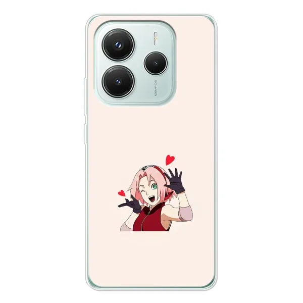 Чехол с принтом «Лайк Сакура» для Xiaomi Redmi Note 14 5G
