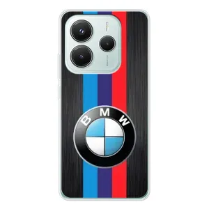 Чохол для Редмі Нот 14 5Джи - з принтом БМВ (AlphaPrint) (Лого BMW)