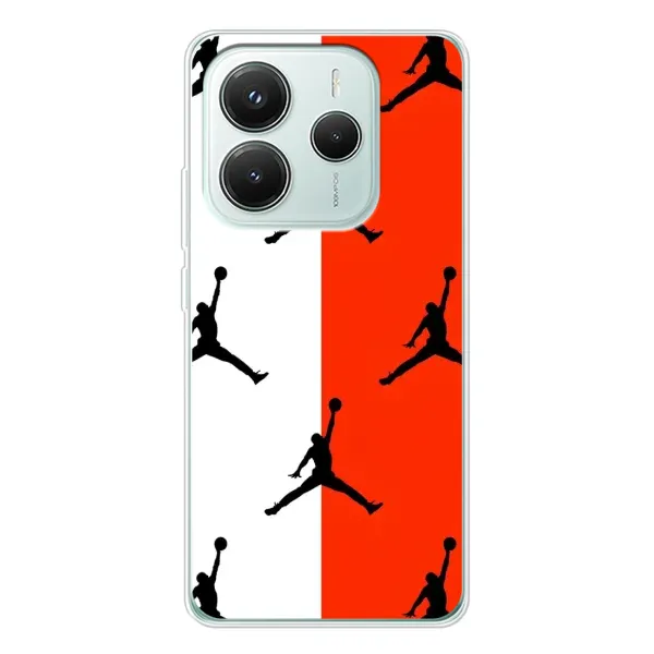 Чохол з принтом «Лого Джордан» для Xiaomi Redmi Note 14 5G Чохол з принтом «Лого Джордан» для Xiaomi Redmi Note 14 5G