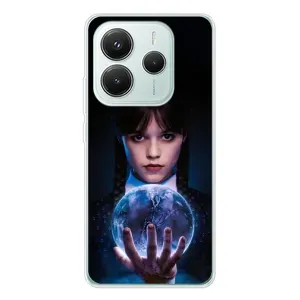 Чехол с дизайном Венздей 2 на Xiaomi Redmi Note 14 5G (Магическая сфера Уэнздей)