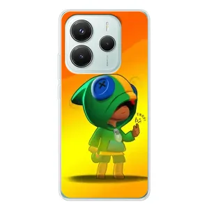 Чехол для Xiaomi Redmi Note 14 5G Бравл Старс (VPrint) (Мальчик Леон)