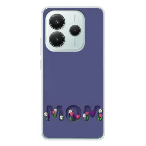 Чехлы для мамы на Xiaomi Redmi Note 14 5G (Мама в цветах)