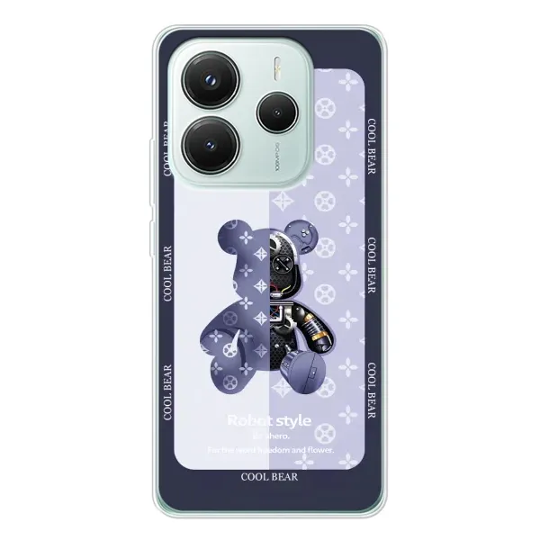 Чохол з принтом «Медведик LV» для Xiaomi Redmi Note 14 5G Чохол з принтом «Медведик LV» для Xiaomi Redmi Note 14 5G