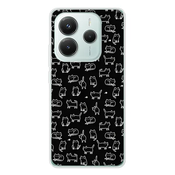 Чохол з принтом «Маленькі котики» для Xiaomi Redmi Note 14 5G