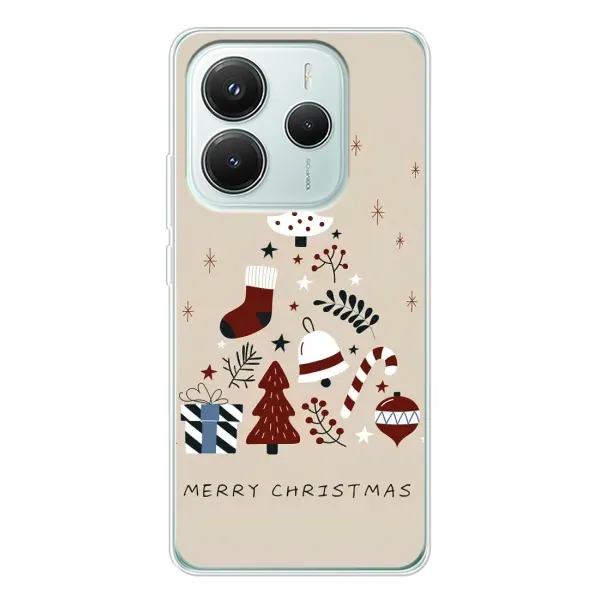 Чохол з принтом «Merry Christmas» для Xiaomi Redmi Note 14 5G