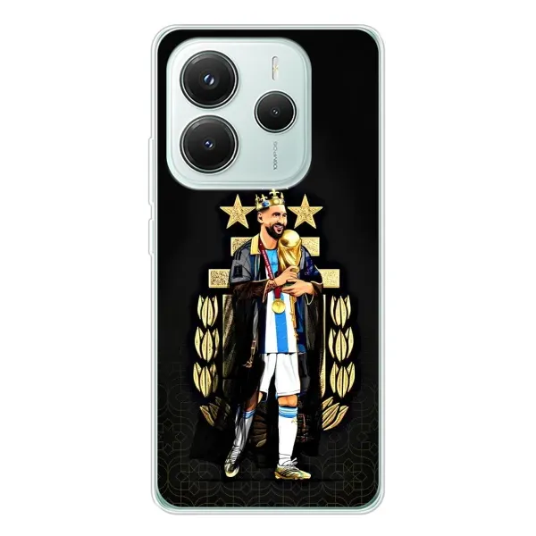 Чехол с принтом «Месси Король» для Xiaomi Redmi Note 14 5G