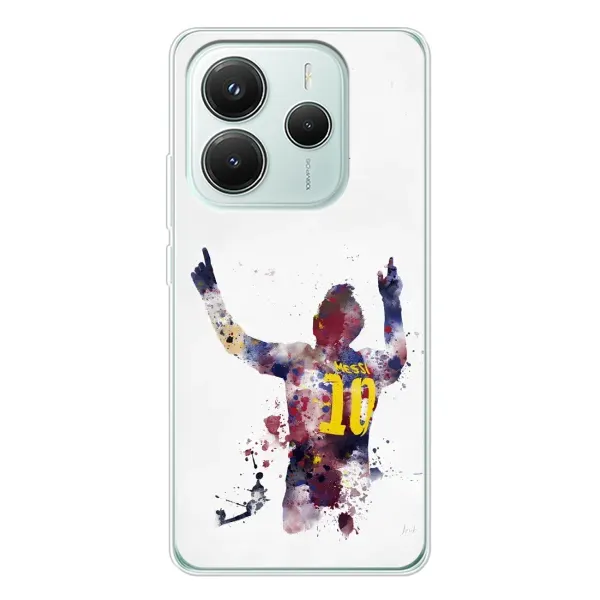 Чехол с принтом «Messi Barca» для Xiaomi Redmi Note 14 5G