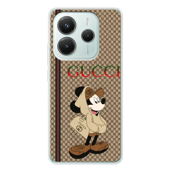 Чехол с принтом «Mickey GUCCI» для Xiaomi Redmi Note 14 5G