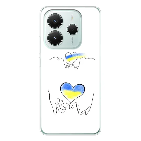 Чехол с принтом «Мир Украине» для Xiaomi Redmi Note 14 5G