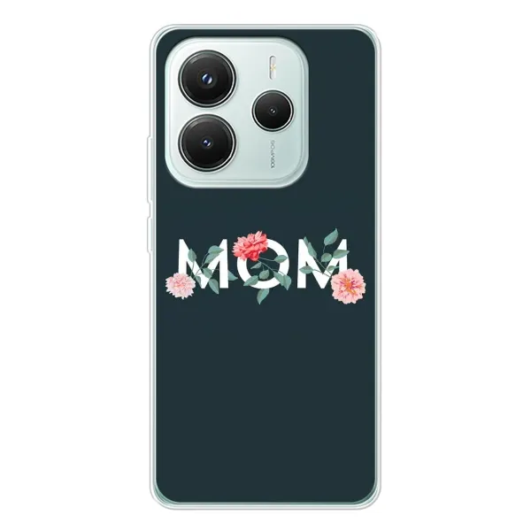 Чехол с принтом «Mom дизайн» для Xiaomi Redmi Note 14 5G