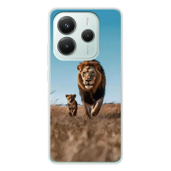 Чехол с принтом «Мусафа и Симба» для Xiaomi Redmi Note 14 5G