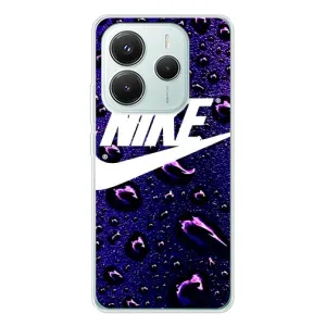 Чехол для Xiaomi Redmi Note 14 5G - с принтом Найк (AlphaPrint) (Найк принт)