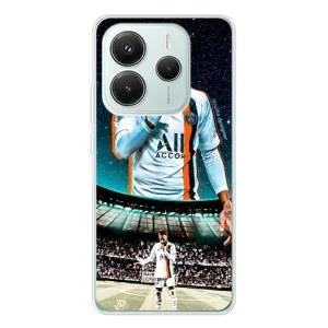 Чехол Неймар для Xiaomi Redmi Note 14 5G (AlphaPrint) (Неймар ПСЖ)
