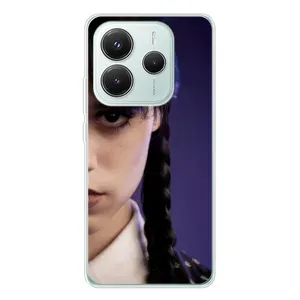 Чехол с дизайном Венздей 2 на Xiaomi Redmi Note 14 5G (Загадочный взгляд Уэнздей)