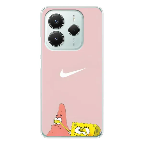 Чохол з принтом «Патрік і Губка» для Xiaomi Redmi Note 14 5G