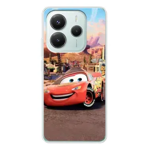 Силиконовый чехол Маквин для Xiaomi Redmi Note 14 5G (Радиаторный Спрингс Маквин)
