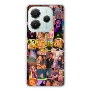 Чехол Рапунцель для Xiaomi Redmi Note 14 5G (Коллаж Рапунцель)