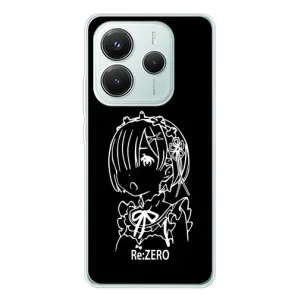 Чехлы Персонажи Аниме Наруто для Xiaomi Redmi Note 14 5G (AlphaPrint) (Re: Zero)