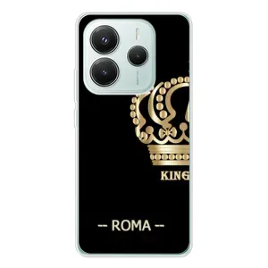 Чехлы для Xiaomi Redmi Note 14 5G (VPrint) - Футбольные клубы (Roma)
