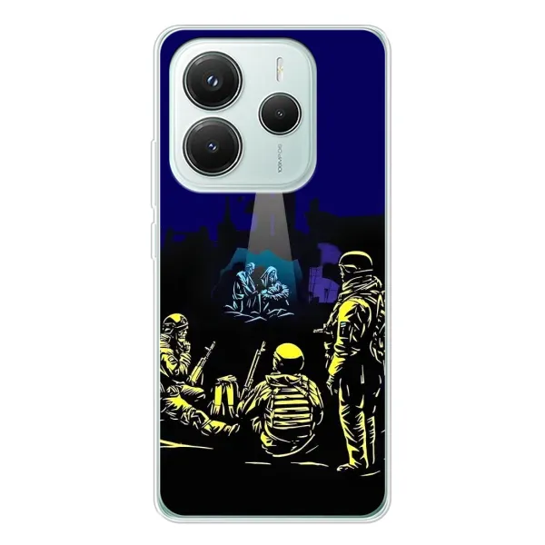 Чохол з принтом «Різдво в Україні» для Xiaomi Redmi Note 14 5G