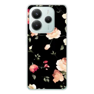 Чохли з квітами для Xiaomi Redmi Note 14 5G (VPrint) (Трояндочки)