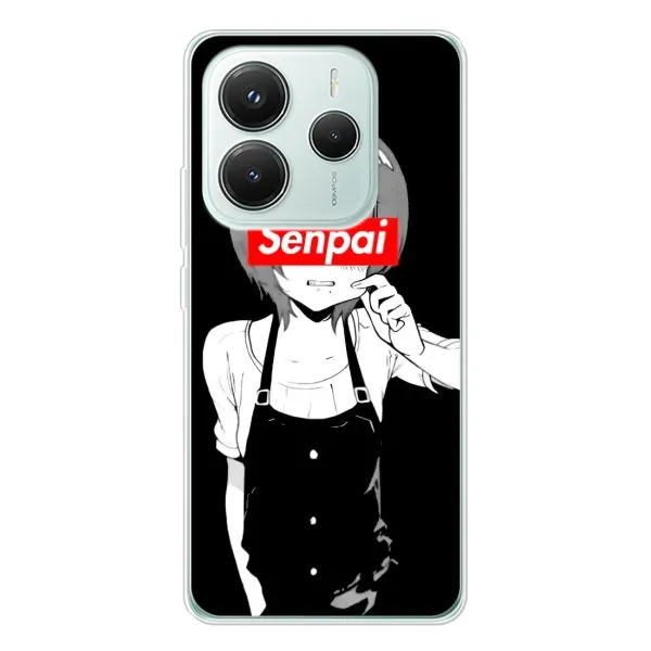 Чехол с принтом «Senpai» для Xiaomi Redmi Note 14 5G