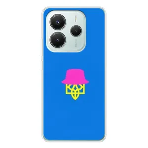 Чехлы для Xiaomi Redmi Note 14 5G  Укр. Символика (AlphaPrint) (Шапка на гербу)