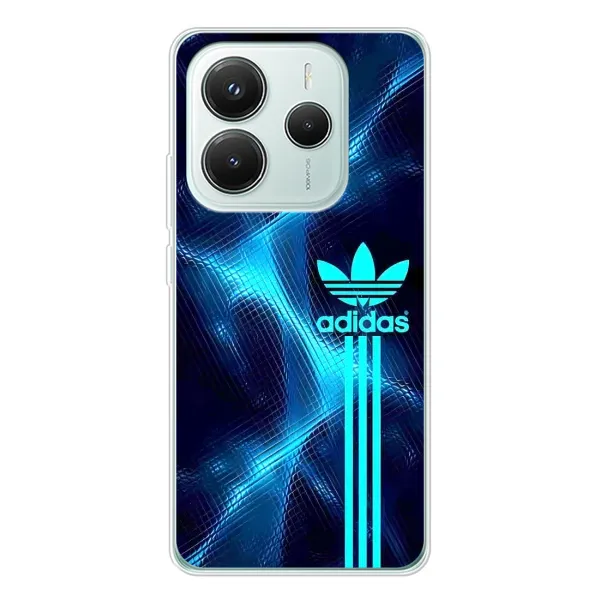 Чехол с принтом «Синий Адидас» для Xiaomi Redmi Note 14 5G