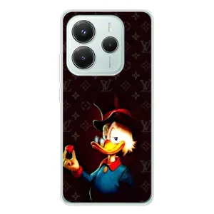 Чехли для Xiaomi Redmi Note 14 5G - Скрудж МакДак Louis Vuitton (PREMIUMPrint) (Скрудж з ботліантом)