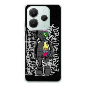 Чехлы для Xiaomi Redmi Note 14 5G - Bearbrick Louis Vuitton (PREMIUMPrint) (Стиль Bearbrick)
