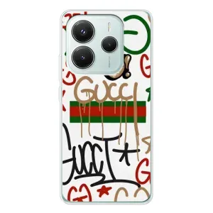 Брендновые Чехлы для Xiaomi Redmi Note 14 5G - (PREMIUMPrint) (Стиль GUUCI)