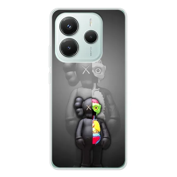 Чехол с принтом «Тело Bearbrick» для Xiaomi Redmi Note 14 5G