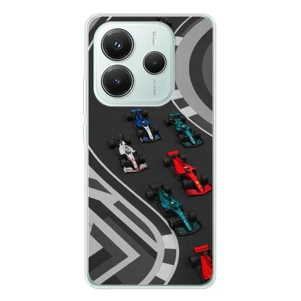 Чехол с принтом «Трасса Ф1» для Xiaomi Redmi Note 14 5G