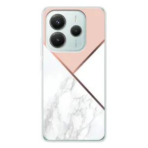 Мраморный чехол на Xiaomi Redmi Note 14 5G (VPrint) (Тройной мрамор)
