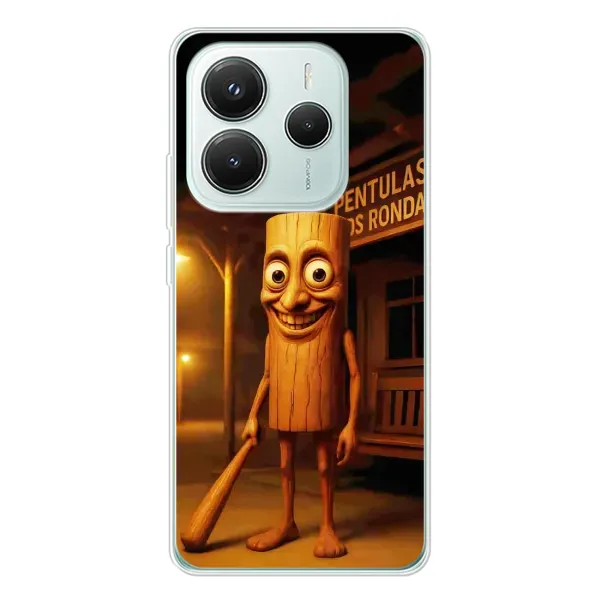 Чохол з принтом «Тунг тунг сахур» для Xiaomi Redmi Note 14 5G Чохол з принтом «Тунг тунг сахур» для Xiaomi Redmi Note 14 5G