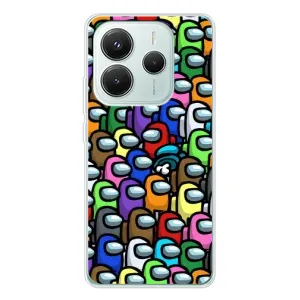 Чохли Амонг Ас для Xiaomi Redmi Note 14 5G (AlphaPrint) (Убитий)