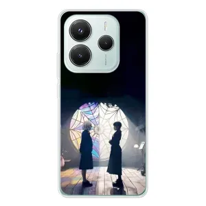 Чехлы Венсдей на Xiaomi Redmi Note 14 5G Уэнсдей (AlphaPrint) (Уэнздей и Инид)
