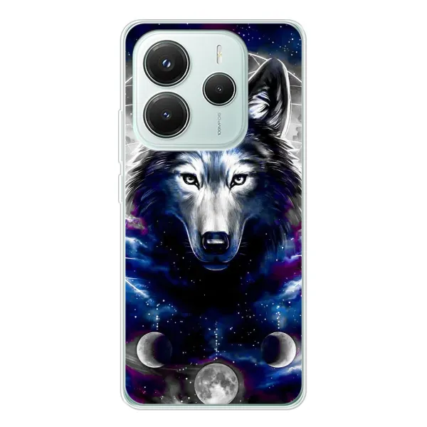 Чохол з принтом «Вовк» для Xiaomi Redmi Note 14 5G Чохол з принтом «Вовк» для Xiaomi Redmi Note 14 5G