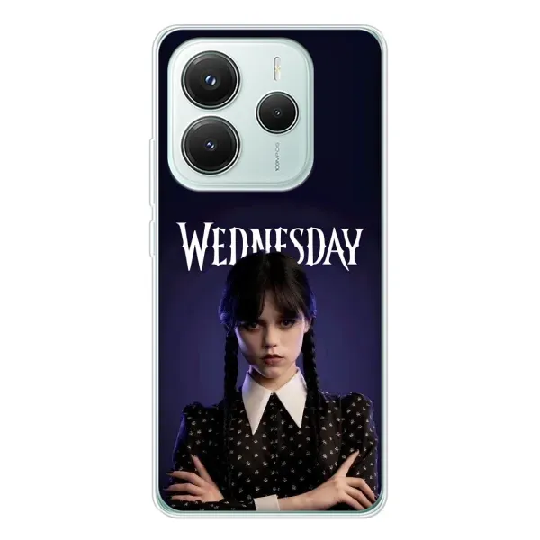 Чехол с принтом «Wednesday» для Xiaomi Redmi Note 14 5G