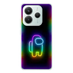 Чохли Амонг Ас для Xiaomi Redmi Note 14 5G (AlphaPrint) (Яскравий скін)