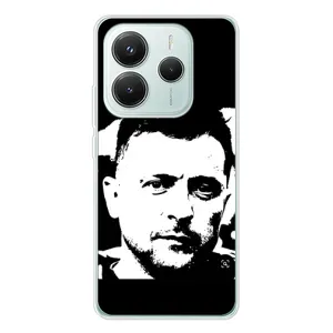 Чохол для Xiaomi Redmi Note 14 5G (AlphaPrint - с принтом Зеленського) (Зеленский АРТ)