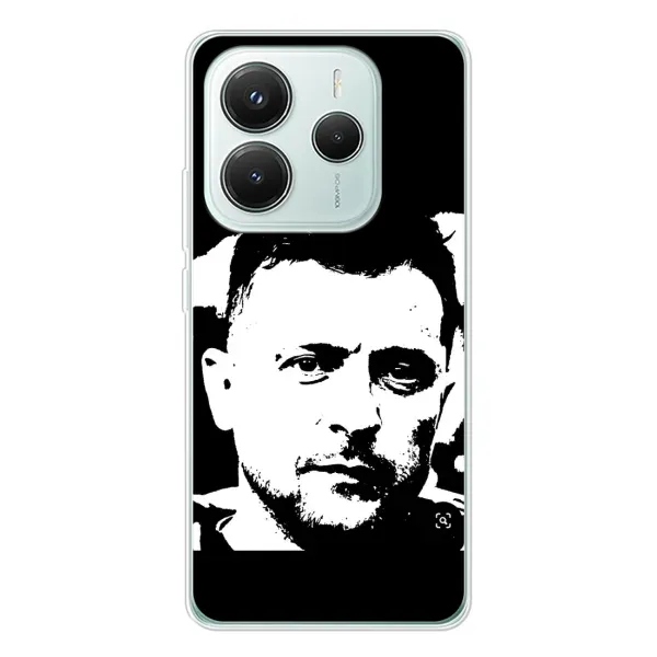 Чохол з принтом «Зеленский АРТ» для Xiaomi Redmi Note 14 5G