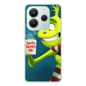 Різдвяні Чохли для Xiaomi Redmi Note 14 5G (VPrint) (Зелений Грінч)