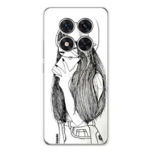 Чохол з друком для Xiaomi Redmi Note 14 Pro 5G - (Мода) (AlphaPrint) (Фото дівчини)