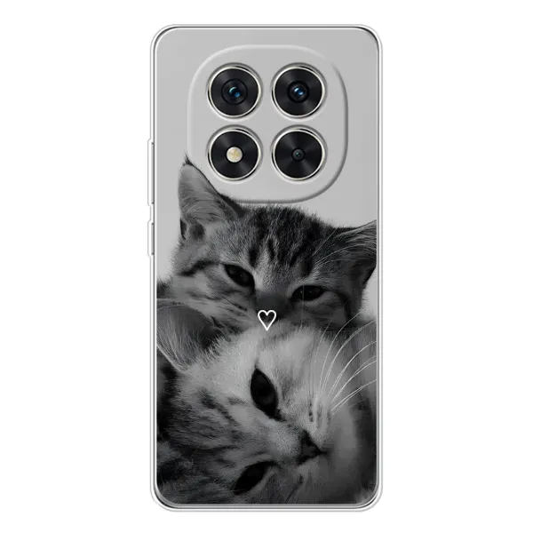 Чехол с принтом «Пара котов» для Xiaomi Redmi Note 14 Pro 5G