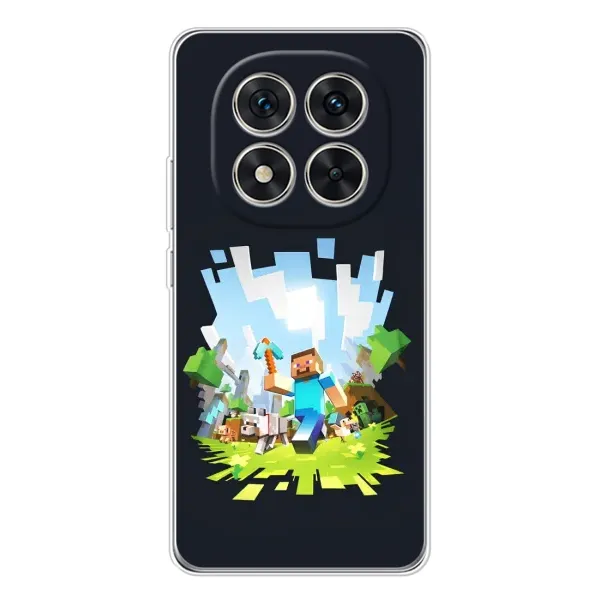 Чехол с принтом «персонажи Minecraft» для Xiaomi Redmi Note 14 Pro 5G